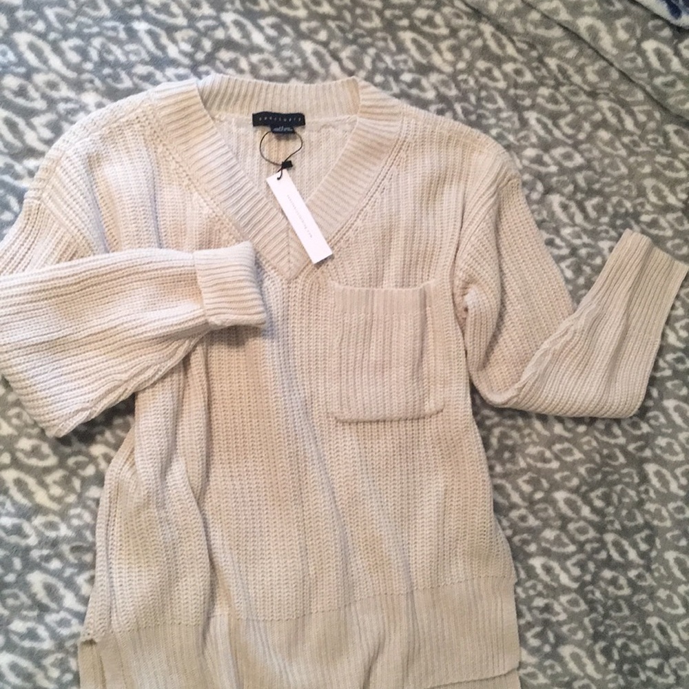 NWT oversized shaker sweater